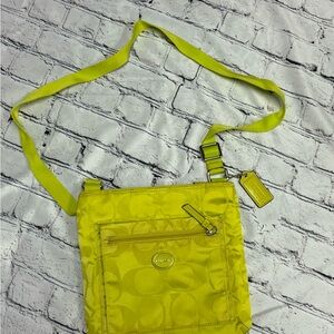 Coach Yellow Crossbody Bag